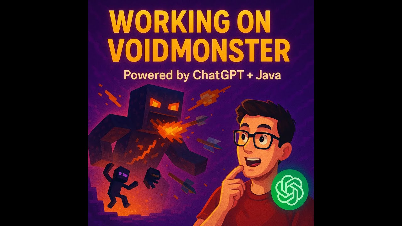 Building VoidMonster with ChatGPT | Learning Java Live — Metadata, TNT, and Void Logic