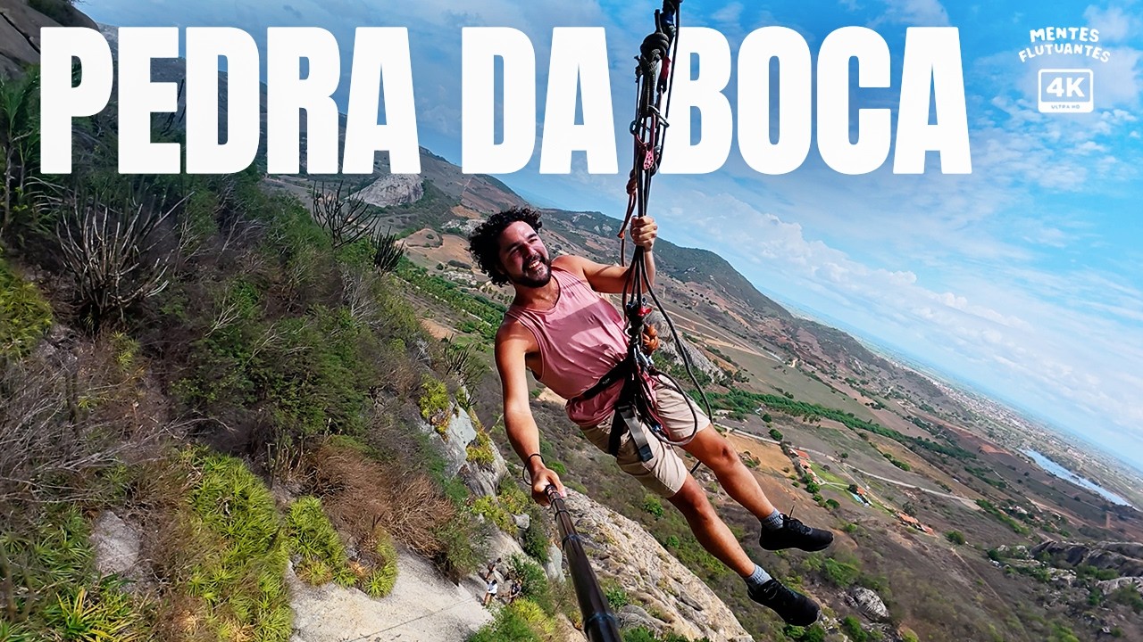 PARAÍSO DA AVENTURA a 150km de João Pessoa: Pedra da Boca, Araruna, Paraíba - Vlog Viagem (4K)