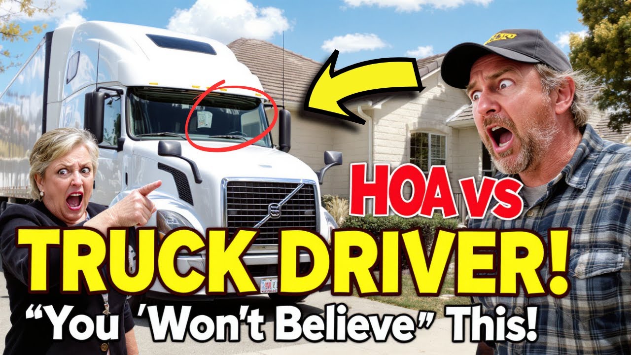 HOA vs Truck Driver: He Parked His Truck… and Uncovered a Shocking Secret!