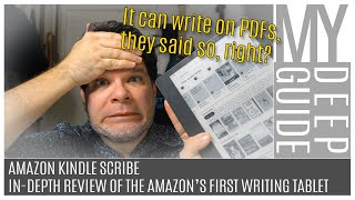Amazon Kindle Scribe: InDepth Review of Amazon's First Writing Tablet. So close, Yet So Far...