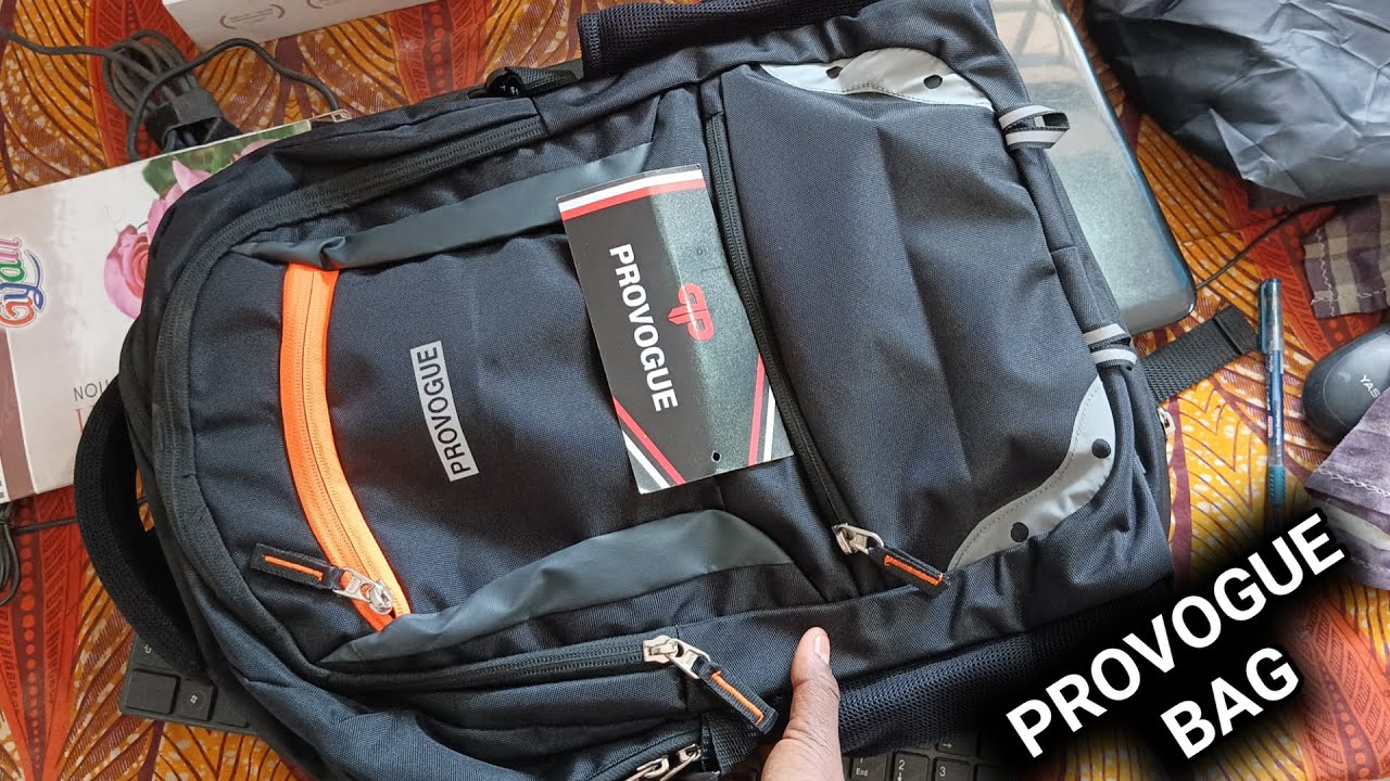 PROVOGUE unisex Spacy with rain cover and reflective strip 35 L Laptop  Backpack Black - Price in India | Flipkart.com