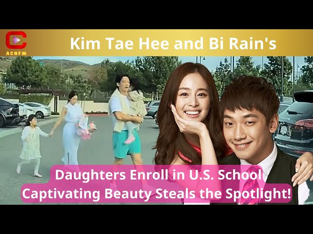 Kim Tae Hee and Bi Rain's Daughters Enroll in U.S. School – Captivating Beauty Steals the Spotlight! class=