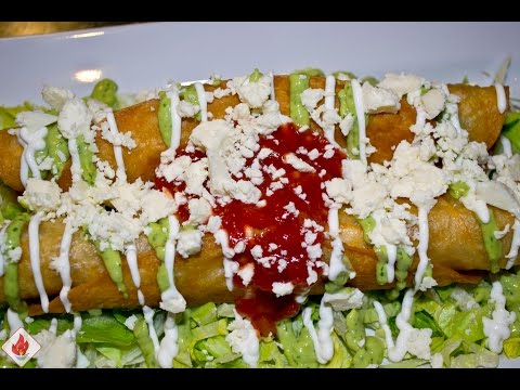 Chicken Flautas & Avocado Crema - RECIPE