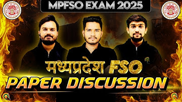 MADHYA PRADESH FSO PAPER ANALYSIS | MP FSO ANSWER KEY | 14 DECEMBER PAPER CUT OFF