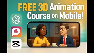 How to make 3D cartoon videos on Mobile | Full free course for Beginners