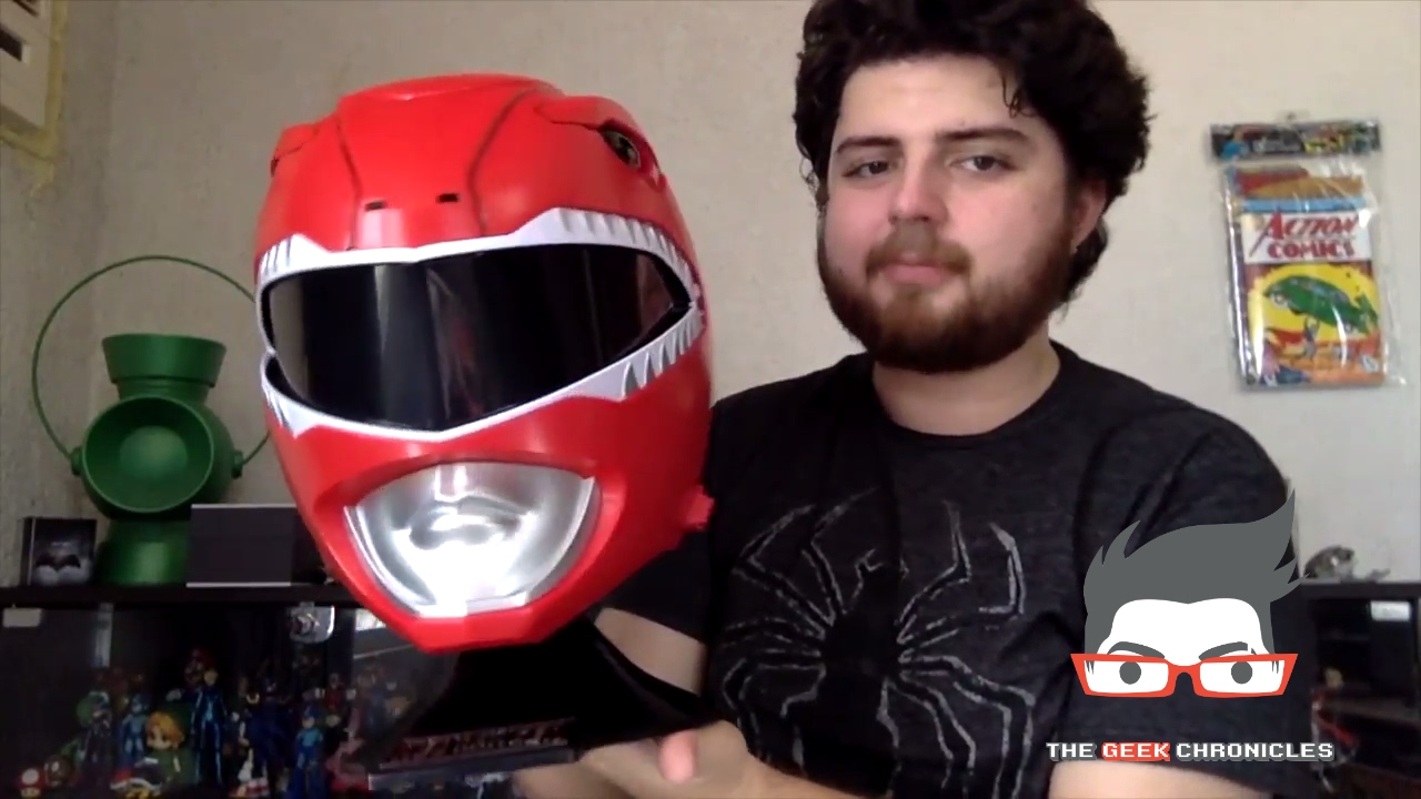 Casco Red Ranger Lightning Mighty Rangers en Español - YouTube