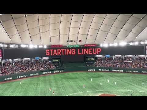 20220814 ジャイアンツ スタメン発表 巨人 vs 広島東洋カープ TrickStarコラボver.