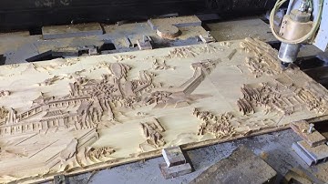 Máy Cnc 4 trục kết hợp đục 3D và 4D