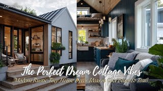 💙 The Perfect Dream Cottage Vibes | Modern Rustic Tiny House Decor Ideas in Cool Blues &amp; Teals 🌿