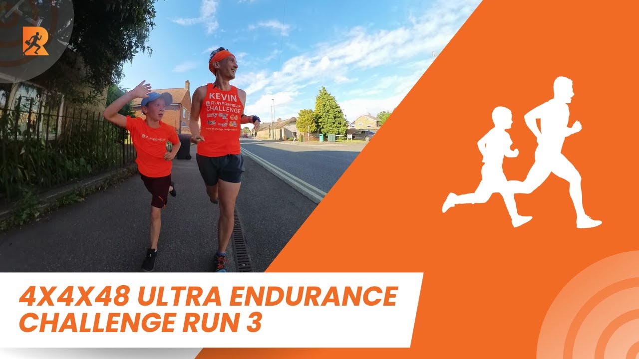 Run 3 of 4x4x48 Ultra Endurance Challenge - Special Run with My Son! | Diary Of The 1482.3/4292