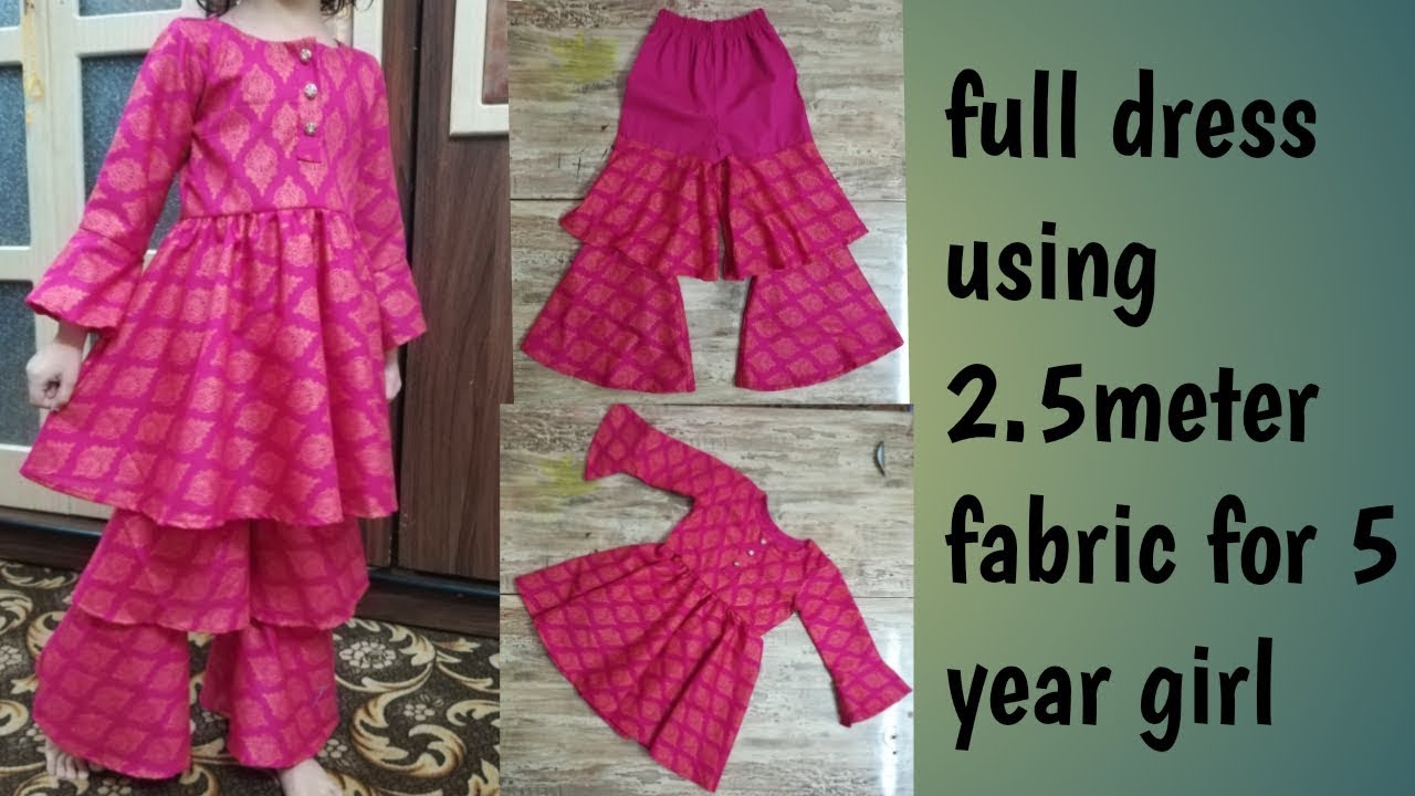 short umbrella frock design