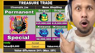 TRADING PERMANENT DRAGON WITH SUBSCRIBERS | BLOX FRUITS