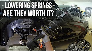 How to install lowering springs on a Mustang GT