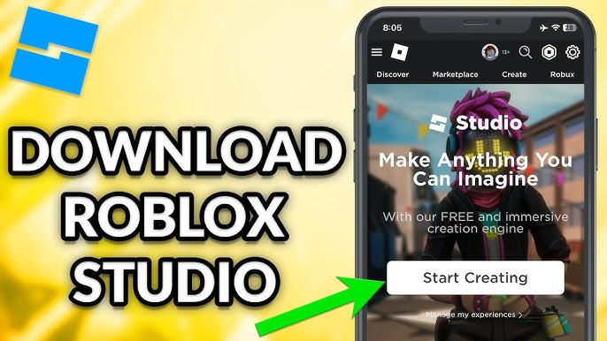 How To Get ROBLOX STUDIO on Mobile.. (ios &android) Roblox play on mobile  2023 