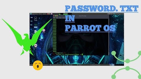 How to make wordlist.txt in PARROT OS || FROM CRUNCH   |