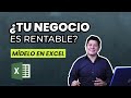 💵 Cómo saber si mi NEGOCIO ES RENTABLE [👌 Calcular RENTABILIDAD EXCEL] | Jorge Romero