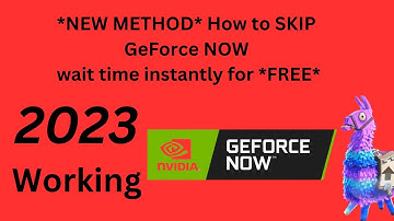 *NEW METHOD* How to SKIP GeForce NOW wait time instantly for *FREE*