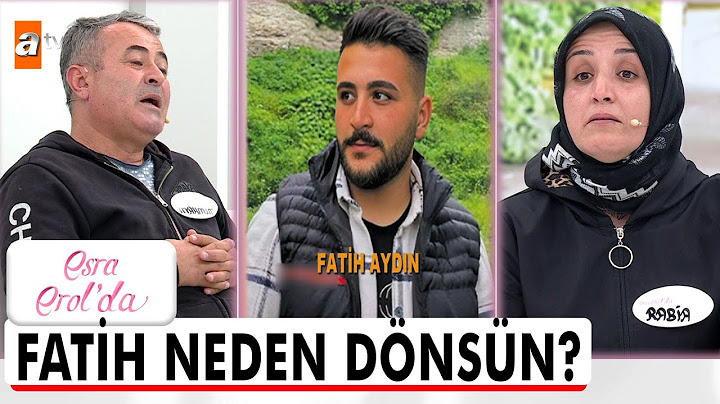 Mahmut: Fatih'e "Defol Git" dedim!  - Esra Erol'da 30 Ekim 2024