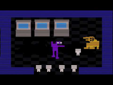 FNAF 3 purple guy's death mini-game