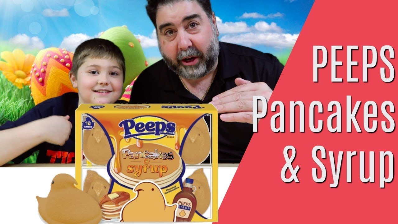 Peeps Pancake and Syrup Taste Test Vito the Kid YouTube