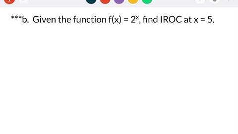 PC IROC of exponential function