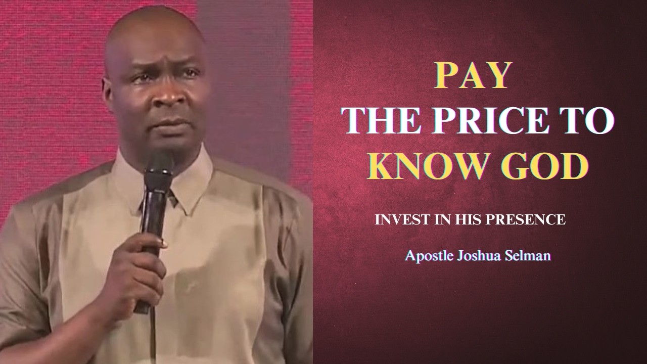 Заплатите цену, чтобы познать Бога || Апостол Джошуа Селман