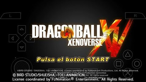⚫NEW ISO DRAGON BALL TTT XENOVERSE MOD/PPSSPP 2020