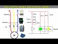 DOL starter power and control wiring / डी ओ एल स्टार्टर हिंदी में ।
