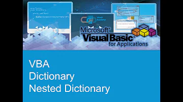 VBA - Dictionary. Nested Dictionary