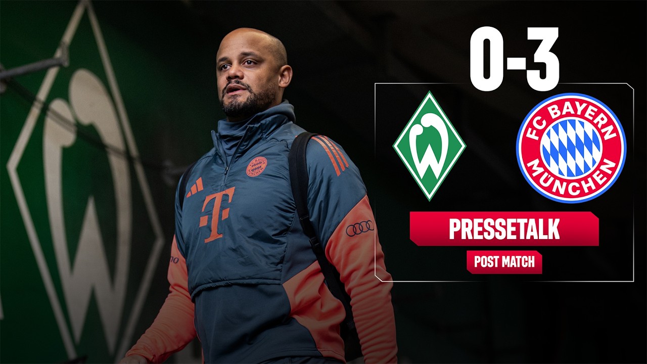 Pressetalk mit Kompany & Thioune nach Werder Bremen - FC Bayern 0:3 | Bundesliga