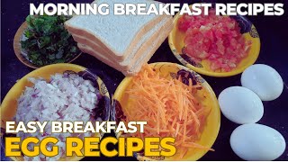 Egg bread recipe street food  | easy egg bread breakfast | easy egg breakfast recipes in 5 minutes