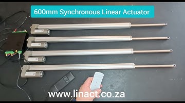 600mm 12Vdc Synchronous Linear Actuators