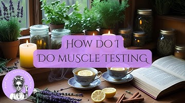 How to do Muscle testing on yourself for supplements with fingers and dowsing | how to muscle test