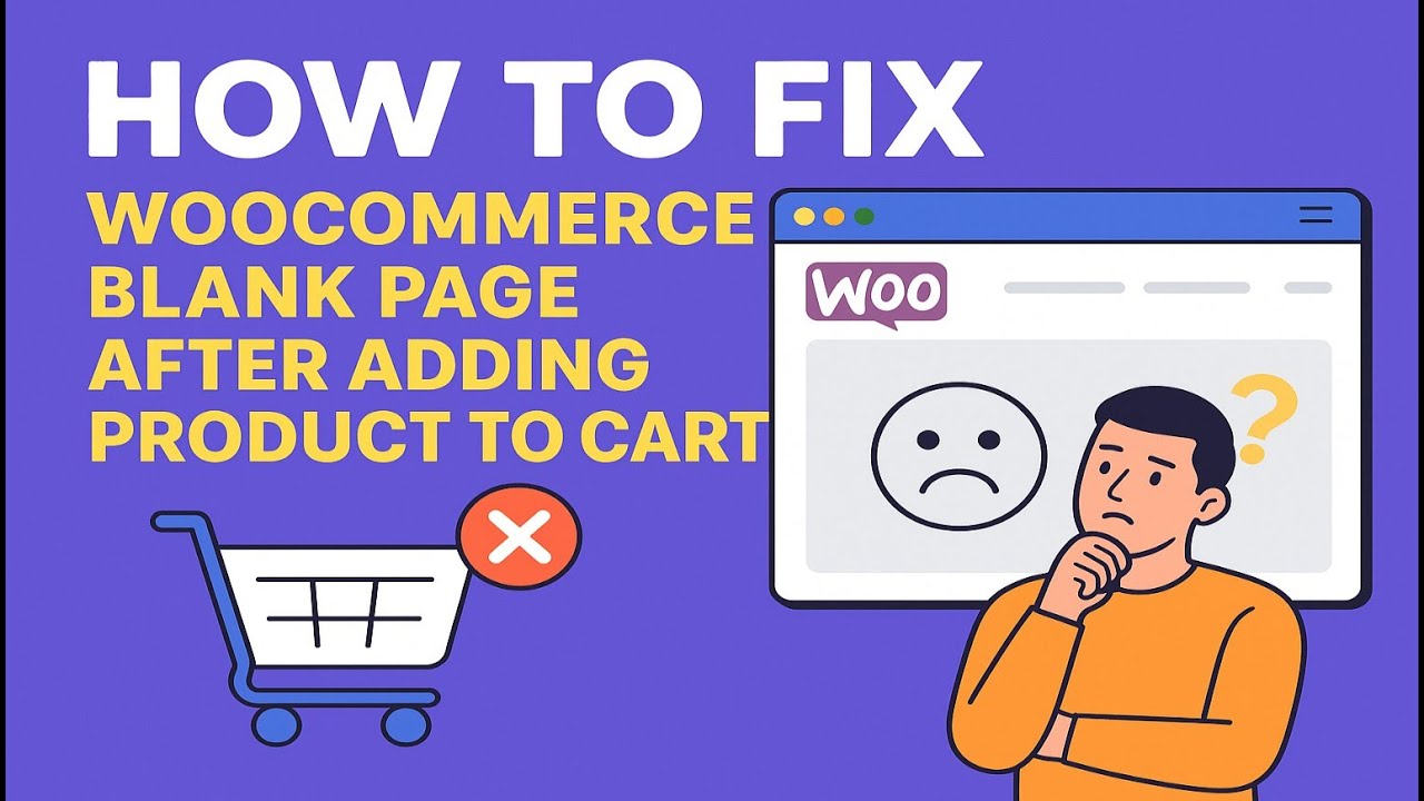How to fix WooCommerce Blank Page/Empy Cart After Adding Product to ...