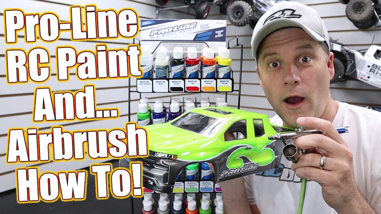 YOU Can Paint Like A Pro! - Pro-Line R/C Body Paint Review And Airbrush How  To