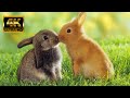 Cute Rabbit Video And Relaxing Music, 4K Ultra HD | Beautiful Nature | Sollunga Cassette