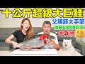 【Apple老師】父親節大手筆買十公斤大巨鮭，請日料師傅到家，鮭魚大餐吃到怕！