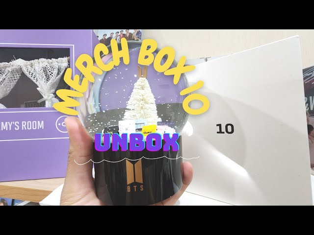 Unboxing: BTS Merch box 10 snowball - YouTube