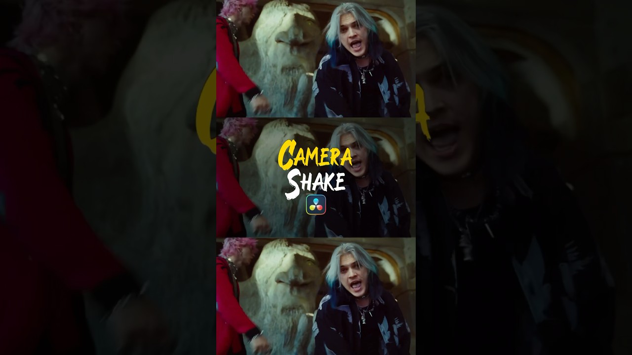 Эффект сильного дрожания камеры в DaVinci Resolve