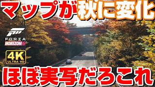 秋への変化が凄すぎる！まさかのマップ変化に驚愕！新車種GT-R(R33)でドライブ！【FORZA HORIZON 6】