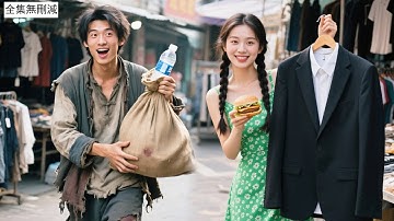 總裁假扮乞丐相親試探打工妹，不料她掏空錢包幫她，他心動扯下偽裝把她扛上豪車「你老公身家千億，咱們不用攢錢了」