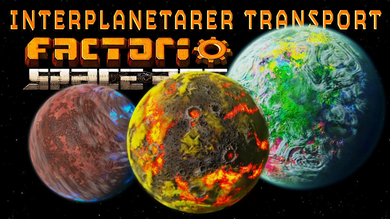 Interplanetarer Transport im Factorio Space Age DLC - YouTube