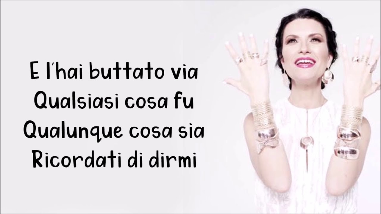 testi laura pausini frasi a metà