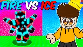 THE LUCKIEST ICE VS FIRE UPDATE IN ESCAPE TSUNAMI FOR BRAINROT!! screenshot 5