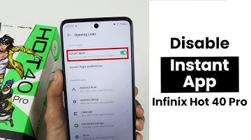 Disable instant App Ads In Infinix Hot 40 Pro | Block Instant App Ads