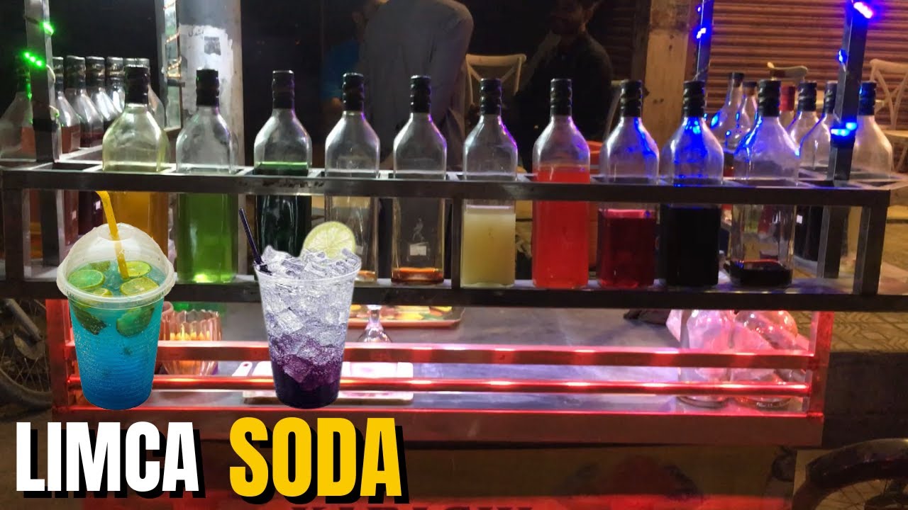 Amazing Limca Making Soda Drink Street Drink Karachi Pakistan YouTube