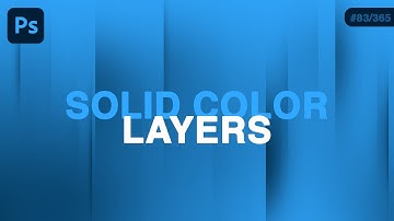 Solid Color Adjustment Layer in Photoshop