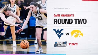 NCAA Women&#39;s March Madness Highlights: (8) West Virginia vs. (1) Iowa