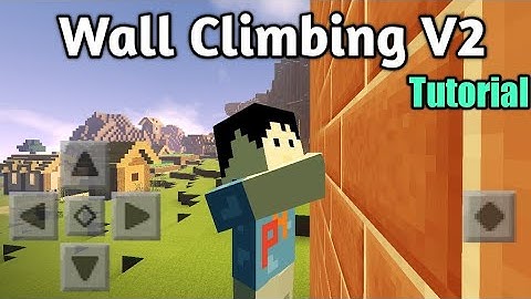 [MCPE/MCBE] How to Climb Walls in Minecraft V2 (Command Block Tutorial) no mods