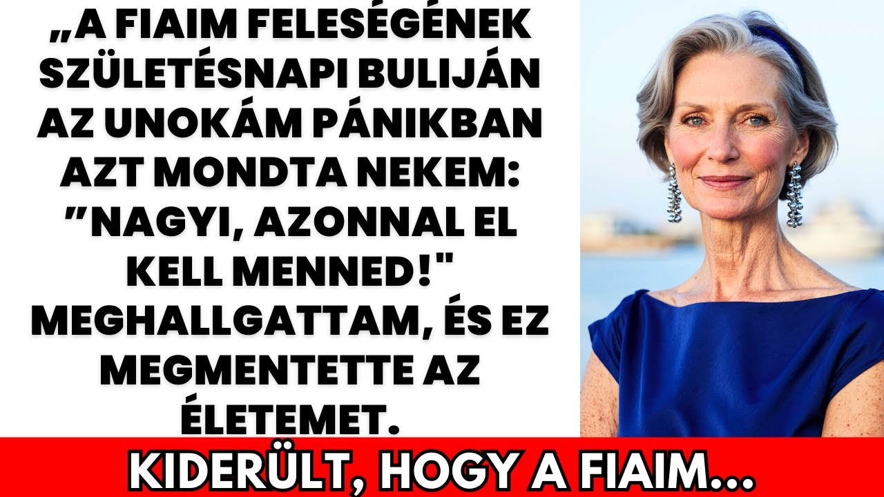 „Nagyi, menj most!” – mondta pánikban. Bíztam benne… és megmentette az életem.